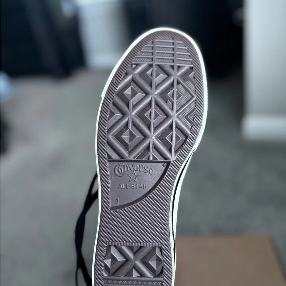 Converse Black and White High-Top Sneakers - Picture 5 of 5